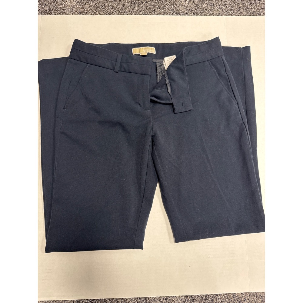 Michael Kors Pants Women's Size 4 Navy Blue Career Dress‎ Office